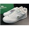 Image 1 : 1 Pair of Lacoste Carnaby Pro BL23 1 White Leather Sneakers - Size 7.5 - New with Tags