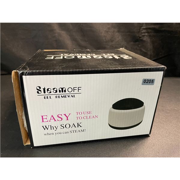 1 SteamOff Nail Gel Removal Device - Easily Removes Gel Nail Polish - Brand New