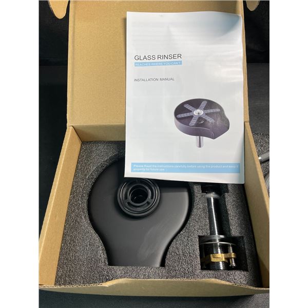 1 Glass Rinser/Faucet Glass Bottle Rinser Attachment for Kitchen Sinks - Brand New