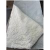 Image 3 : 1 Fuzzy/Shaggy Large Size Area Rug - 8Ft x 9.6FT - White Colour w/ Non-Slip Backing - Brand New!