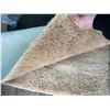 Image 4 : 1 Fuzzy/Shaggy Large Size Area Rug - 62" x 92" - Brown Colour w/ Non-Slip Backing - Brand New!