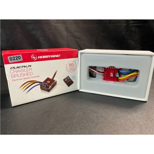 1 Hobbywing Quicrun Crawler Brushed Electronic Speed Controller - For 1:10 & 1:8 Rock Crawlers - NEW