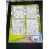Image 3 : 4 Large Print Coloring Books for Adults - Brand New
