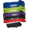 Image 1 : 1 Pack of UrbnFit Resistance Bands/Pull-Up Bands for Exercise & Workouts - 5pcs Included - New