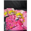 Image 2 : Set of 3 Princess Peach Pajama Pant+Shirt Sets for Girls - Brand New!