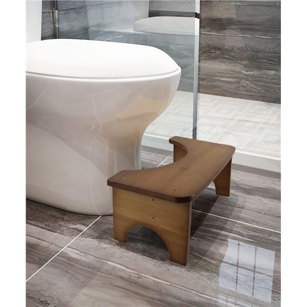 1 Squatting Toilet Stool for Adults (6.5" Height) Toilet Stool for Bathrooms (15" x 8" x 6.5) - New