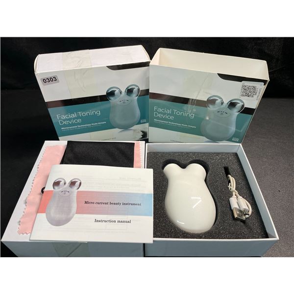 2 Facial Toning/Non-Invasive Anti-Aging Skin Beauty Devices - Brand New