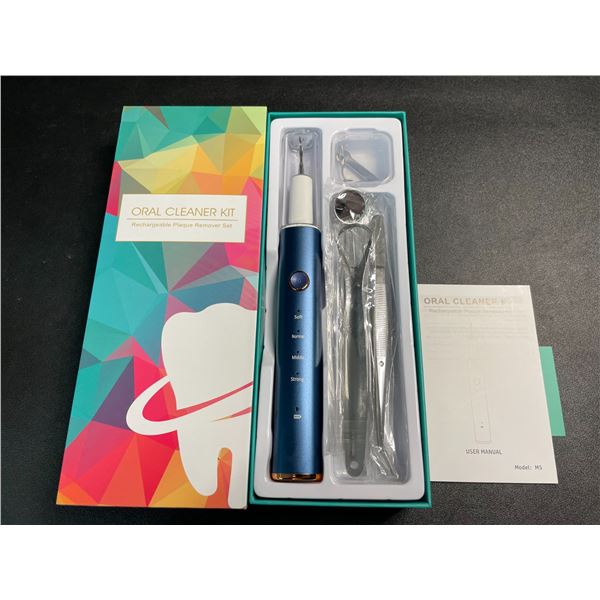 1 Electric Oral Cleaner Kit/Rechargeable Dental Plaque Remover - Brand New!