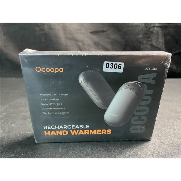 1 Pack of Ocoopa Rechargeable Hand Warmers - UT3 Lite - (2pcs included) - New Sealed