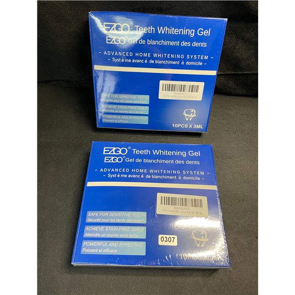 2 Packs of EZGO Teeth Whitening Gel - New Sealed