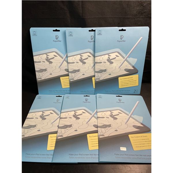 6 Packs of PaperLike Screen Protectors for Creators for iPads (10.5inch) - 2 Per Pack - New