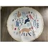 Image 3 : 1 Round Boho Area Rug/Carpet for Bedrooms/Nurseries - 3FT Size - Cute Animal/Forest Design - New