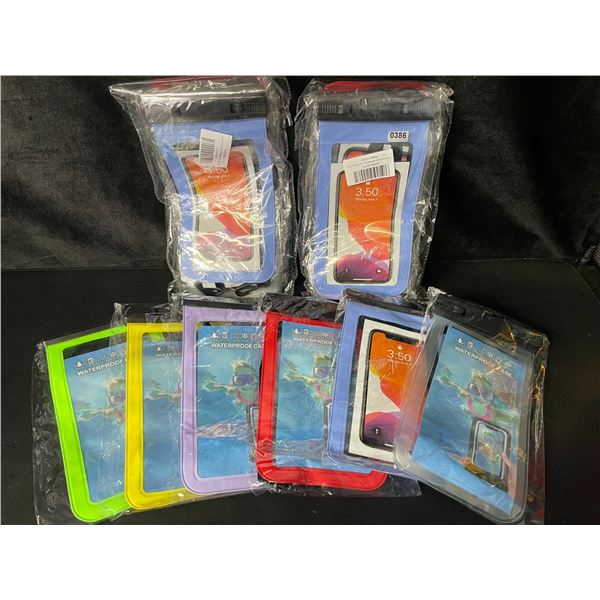 3 Packs of Universal Waterproof Phone Pouches/Dry Bags for Smartphones up to 7.5" - 6 Per Pack; NEW!