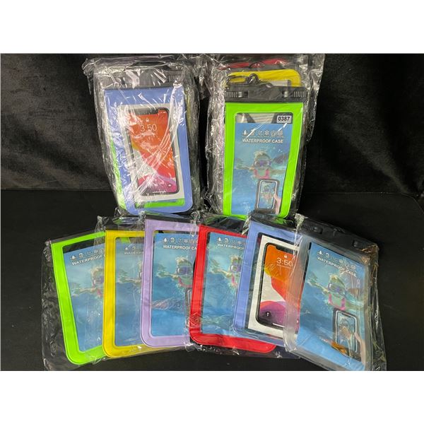 3 Packs of Universal Waterproof Phone Pouches/Dry Bags for Smartphones up to 7.5" - 6 Per Pack; NEW!