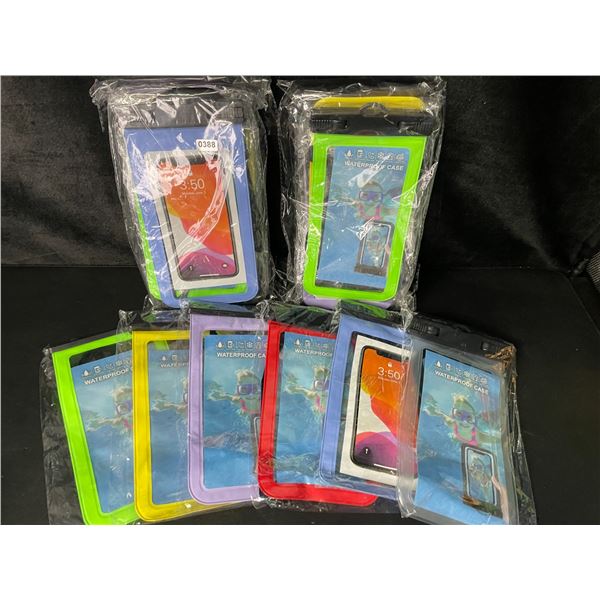 3 Packs of Universal Waterproof Phone Pouches/Dry Bags for Smartphones up to 7.5" - 6 Per Pack; NEW!