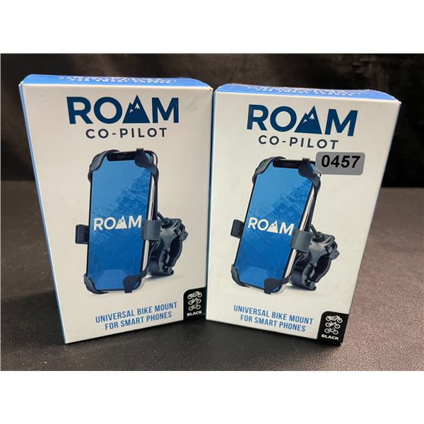 2 ROAM Co-Pilot Universal Bike Mounts for Smartphones - Brand New
