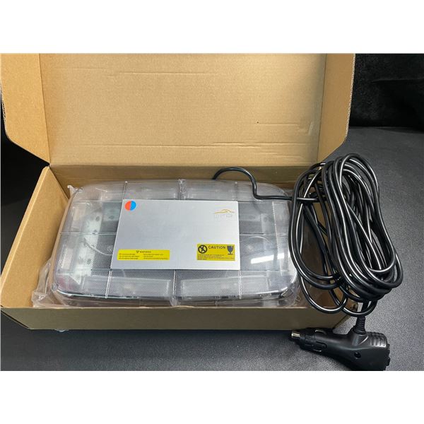 1 Emergency Rooftop LED Light for Vehicles - Red/Blue Strobe/Flashing Light - New