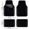 Image 2 : 1 Set of Carpass Waterproof Universal Fit Car Floor Mats- 4PCS - Black - New