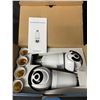 Image 2 : Set of 2 Pan/Tilt Home Security WiFi 2K Smart Cameras - Lightbulb Style - New