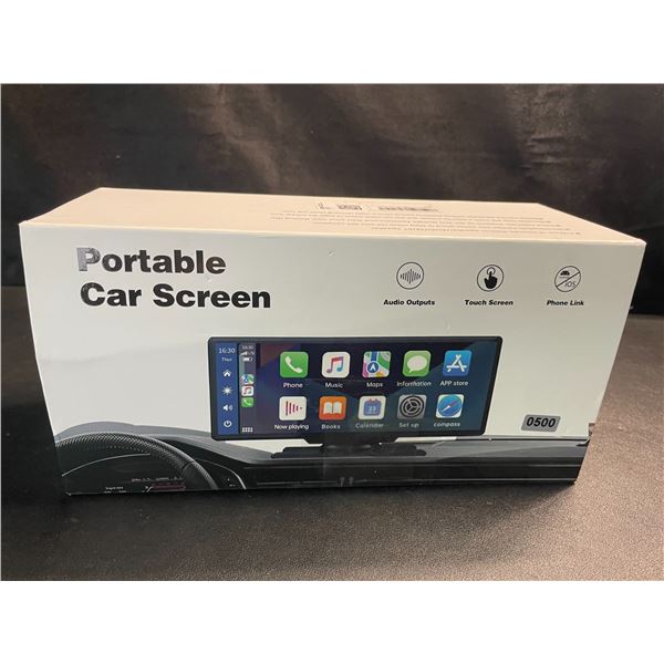 1 Portable Carplay Multimedia Touch-Screen Player for Vehicles - Open Box