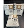 Image 4 : 3 Packs of Replacement Vacuum/Dust Bags for Shop Vacs (5-8 Gallon) - 4PCS Per Pack - New