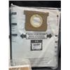 Image 5 : 3 Packs of Replacement Vacuum/Dust Bags for Shop Vacs (5-8 Gallon) - 4PCS Per Pack - New