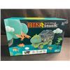 Image 2 : 1 Dinosaur Transport Toy Truck Play Set with Dinosaur Figures & Playmat - Brand New!
