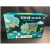 Image 2 : 1 Dinosaur Transport Toy Truck Play Set with Dinosaur Figures & Playmat - Brand New!