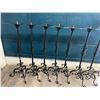 Image 2 : Set of 8 Tall Metal Standing Candle Holders - Brand New