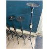 Image 3 : Set of 8 Tall Metal Standing Candle Holders - Brand New