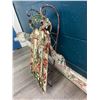 Image 3 : 1 Christmas Sled/Reindeer Design Decor Piece - 24" Size