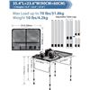 Image 2 : 1 Sportneer Folding Portable Grill Table for Camping - 36"x24" - New in Box!