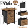 Image 2 : 1 Gyiiyuo 3-Drawer File Cabinet/Rolling Printer Stand - Brand New in Box!