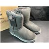 Image 2 : 1 Pair of Musshoe Suede Winter Fur-Lined Boots (Bearpaw-Style) - Grey - Size 7 - NEW