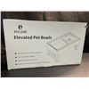 Image 2 : 1 Els Pet Raised Adjustable/Elevated Pet Food Bowl (4 Adjustable Heights) Large Size - Brand New!