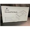 Image 2 : 1 Els Pet Raised Adjustable/Elevated Pet Food Bowl (4 Adjustable Heights) Large Size - Brand New!