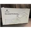 Image 2 : 1 Els Pet Raised Adjustable/Elevated Pet Food Bowl (4 Adjustable Heights) Large Size - Brand New!