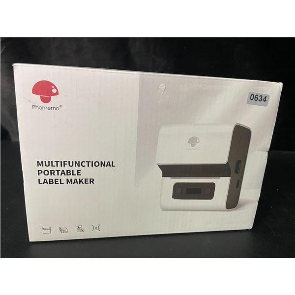 1 Phomemo Multifunctional Portable Label Maker (Model: M221) - New/Open Box