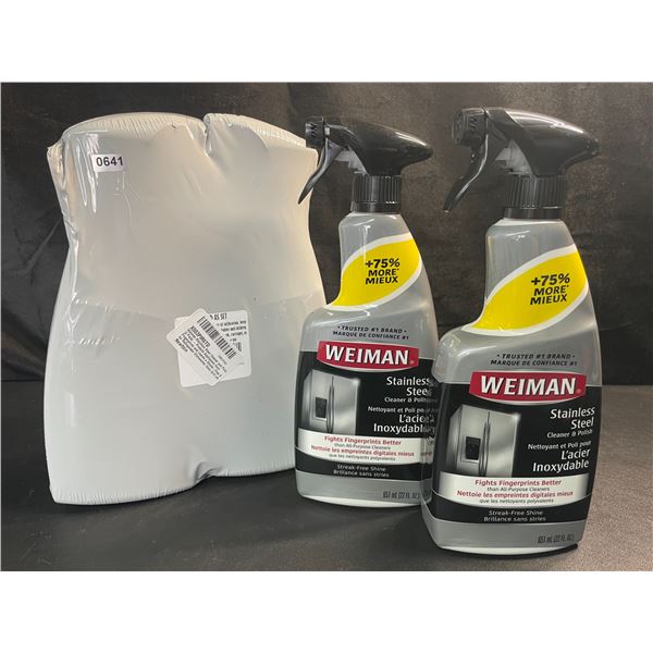 2 Packs of Weiman Stainless Steel Cleaner & Polish (651ml) - 2 Per Pack/4 Total - Brand New!