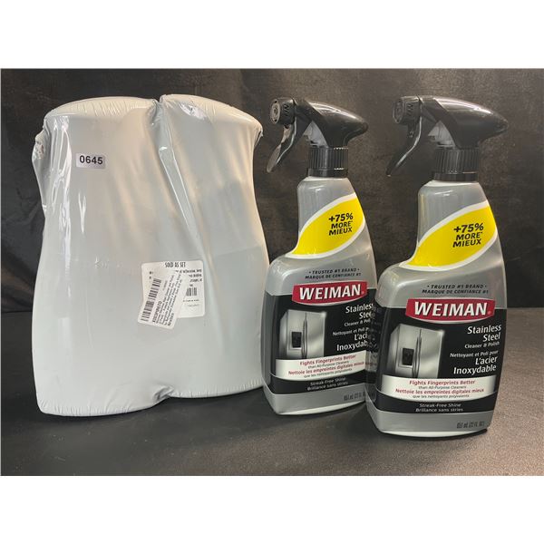 2 Packs of Weiman Stainless Steel Cleaner & Polish (651ml) - 2 Per Pack/4 Total - Brand New!