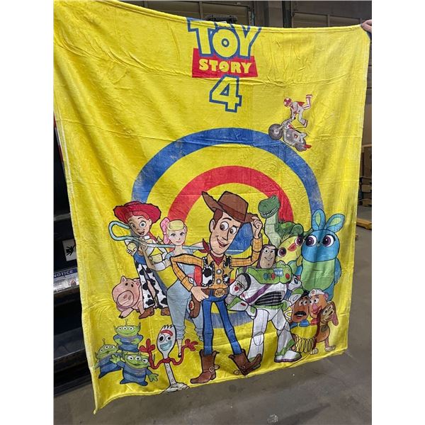 Lot of 1 "Toy Story 4" Plush Soft/Fleece Blanket - 50 x 60 inch - Brand New!