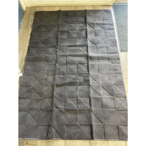 1 Large Area Rug/Carpet - Black - Approx. 70" x 48" - Brand New!