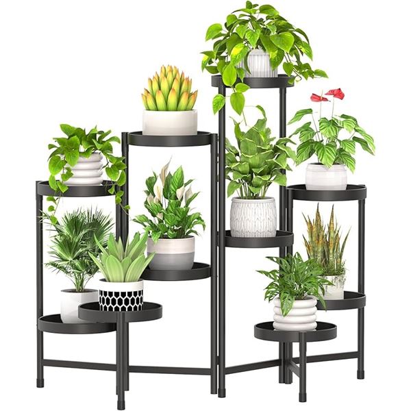1 10-Tier Metal Plant Stand for Indoor Plants/Plant Display Stand - New in Box!