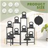 Image 2 : 1 10-Tier Metal Plant Stand for Indoor Plants/Plant Display Stand - New in Box!
