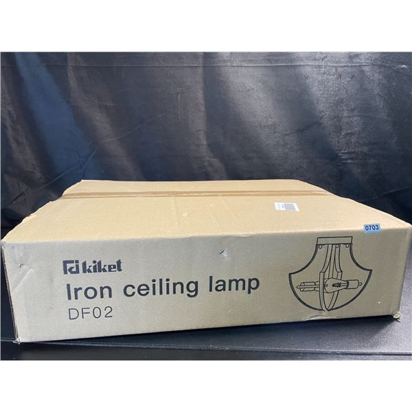 1 Rikiket Geometric Metal Ceiling Lamp - Brand New in Box