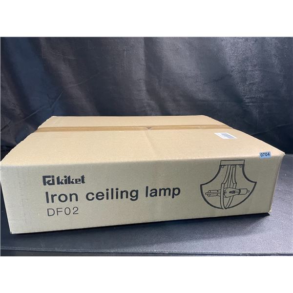 1 Rikiket Geometric Metal Ceiling Lamp - Brand New in Box