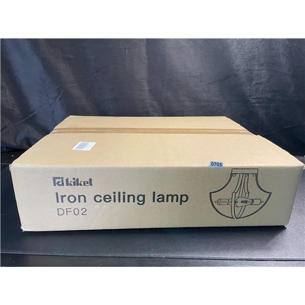 1 Rikiket Geometric Metal Ceiling Lamp - Brand New in Box