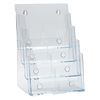 Image 1 : One Acrylic Four Tier Four Pocket Letter Sized Brochure/Invoice Holder