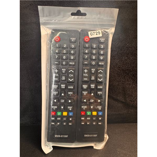 2 Pack of Universal Smart Samsung Remotes - Works On All Samsungs - New