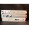 Image 1 : 3 Rolls of LyaVinyl Heat Transfer Vinyl White - New